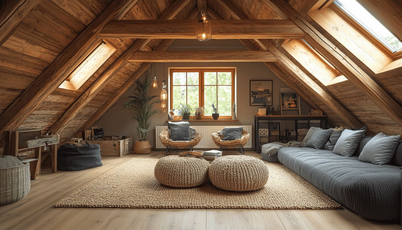 Comment transformer un grenier en espace de vie cosy et fonctionnel ?